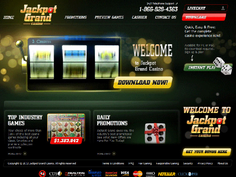 Jackpot grand online casino login